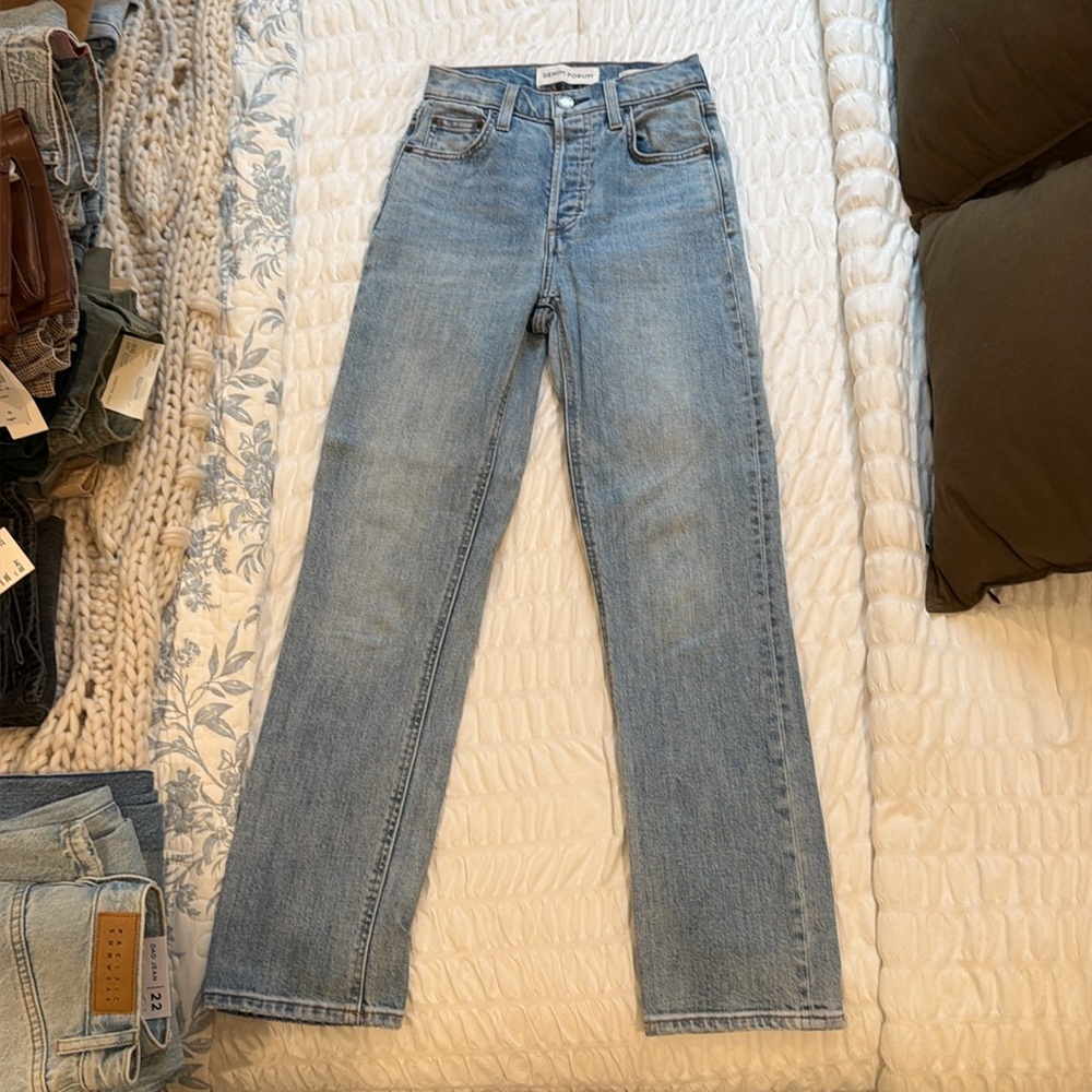 Denim Forum Arlo Hi Rise Straight